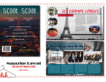 Magazine layout