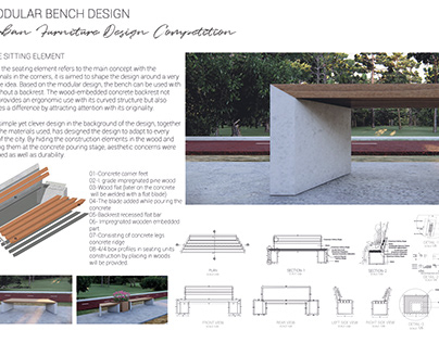 Urban Furniture Design Competition|Sitting Units