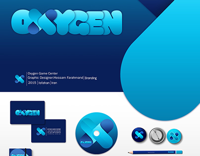 Oxygen Game Center Branding