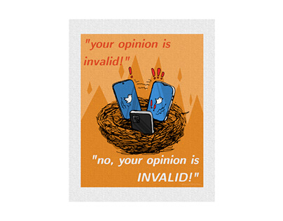 Your Opinion is Invalid - online poster project