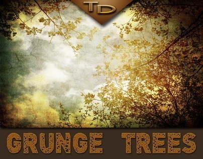 Grunge Tree Silhouettes