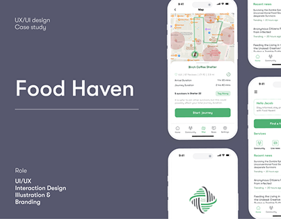 Food Haven app design