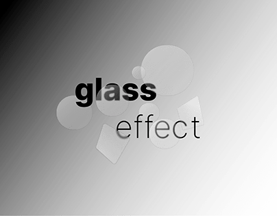 Glass effect
