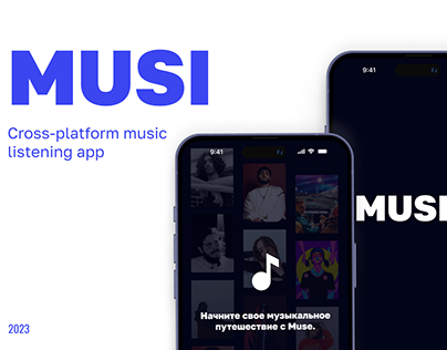 MUSI - streaming service / Design concept