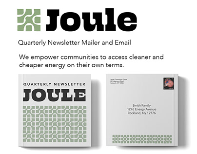 Joule Quarterly Newsletter and Email Design