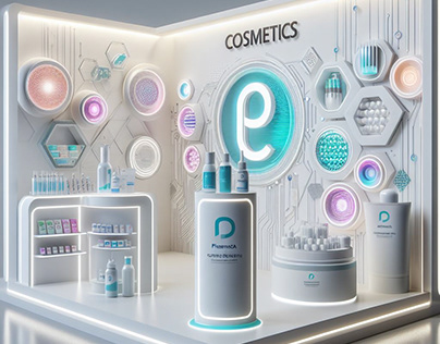 Cosmetics Booth concept (AI)