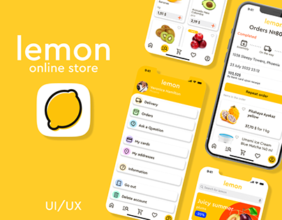 Lemon Mobile App - UI/UX