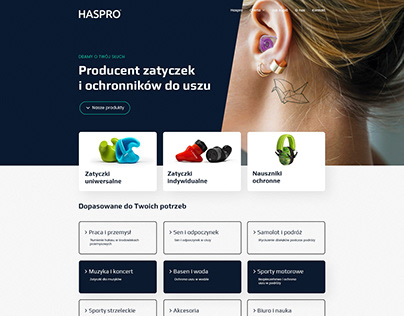 Ecommerce design - HEARING PROTECTION