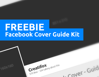 Freebie - Facebook Cover Guide kit PSD