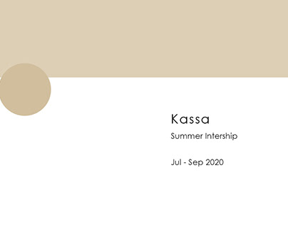 Kassa - Internship