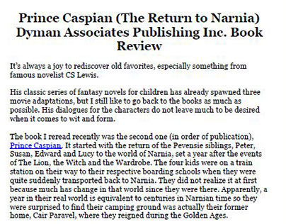 Prince Caspian (The Return to Narnia)