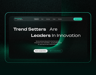 Trend Setters SMM Agency | Landing Page