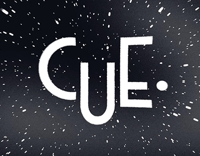 Cue Logo Reveal - Space (Loop)