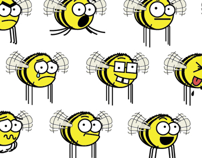 Bee emoticons
