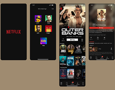 Netflix interface Redesign.
