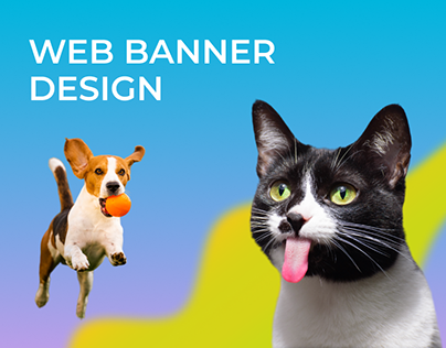 Веб баннер для зоомагазина / Web banner pet shop