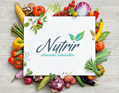 Branding para "Nutrir" Alimentación saludable