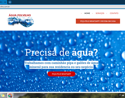 Website - Água Polvilho