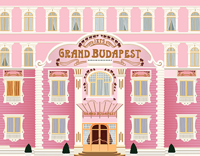 The Grand Budapest Hotel Illustration