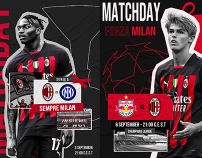AC Milan Matchday Graphics
