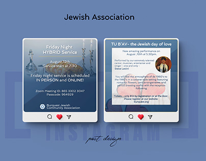 Post design - Jewish Association