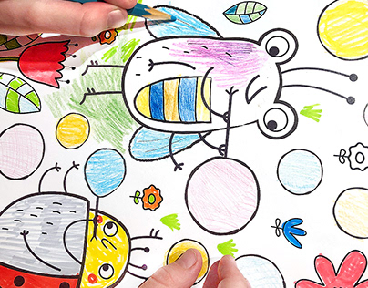 Funny Bugs Colorbook