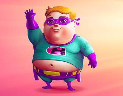 Chubby Heroes - concept art webgame