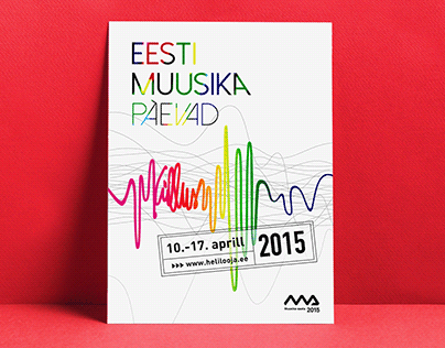 Logo and visual identity for EESTI MUUSIKA PÄEVAD 2015