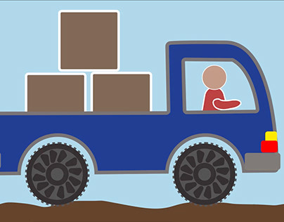 Moving Truck Animation