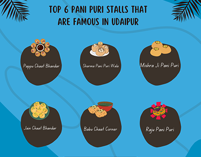 Top 6 Pani Puri Stalls that are famous in Udaipur