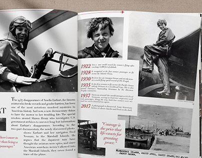 Amelia Earhart Magazine Spread