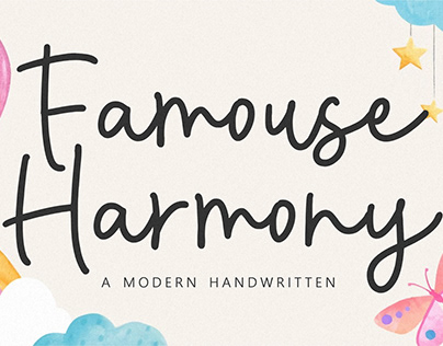 Famouse Harmony | FREE FONT