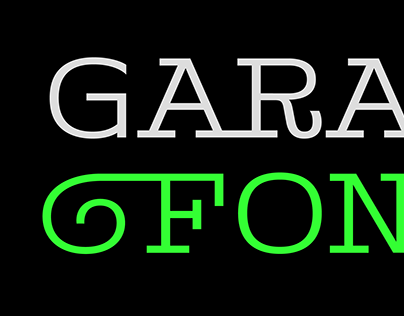 GarageFonts Branding and Logo