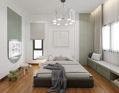Project thumbnail - Modern Parisian Bedroom Design