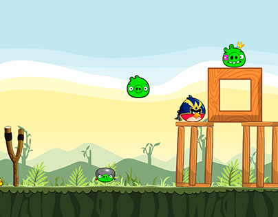 Angry Bird Game UI