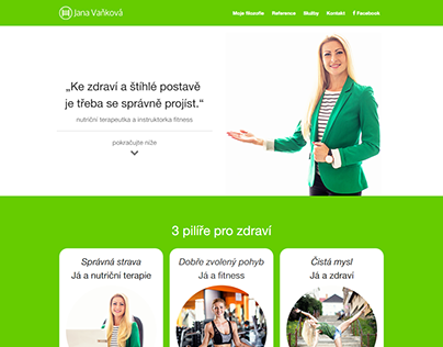 Jana Vaňková, DiS - Nutriční terapeut web 2016
