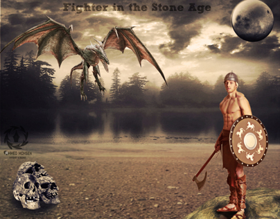 fighter in the stone age