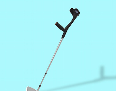 Golf stick crutch