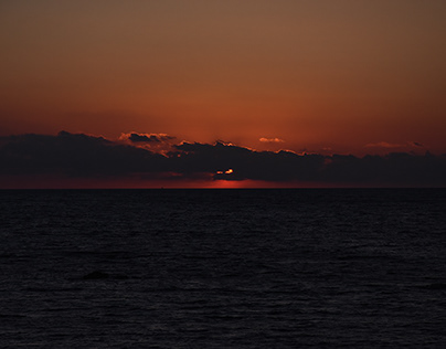 Mare al tramonto