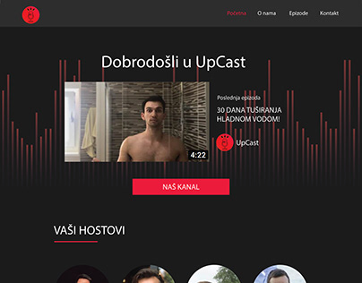 UpCast website