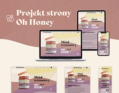 Honey product page