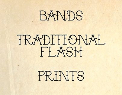 Bands Traditional Flash Prints