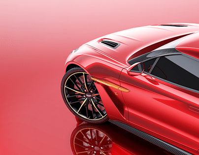 Aston Martin Vanuish Zagato modeling& rendering