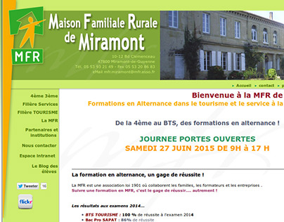 Refonte MFR Miramont de Guyenne