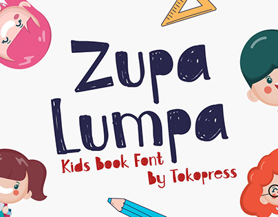 Zupa Lumpa- Cute kids font