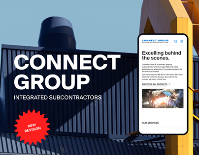 Design Revision of Corporate Website "Connect Group"