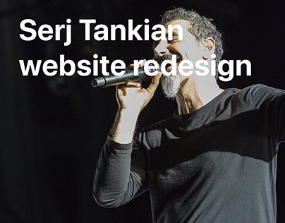 Serj Tankian website concept