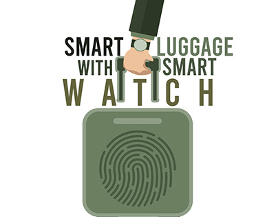 Smart Luggage with Smart Watch