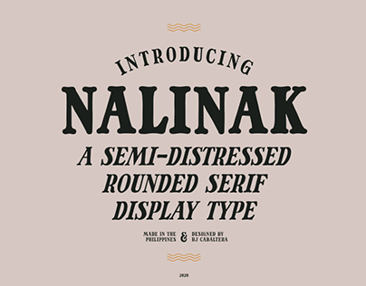 NALINAK - FREE ROUNDED SERIF FONT
