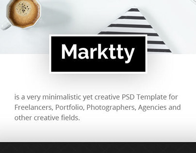 Marktty - Creative Agency PSD Template